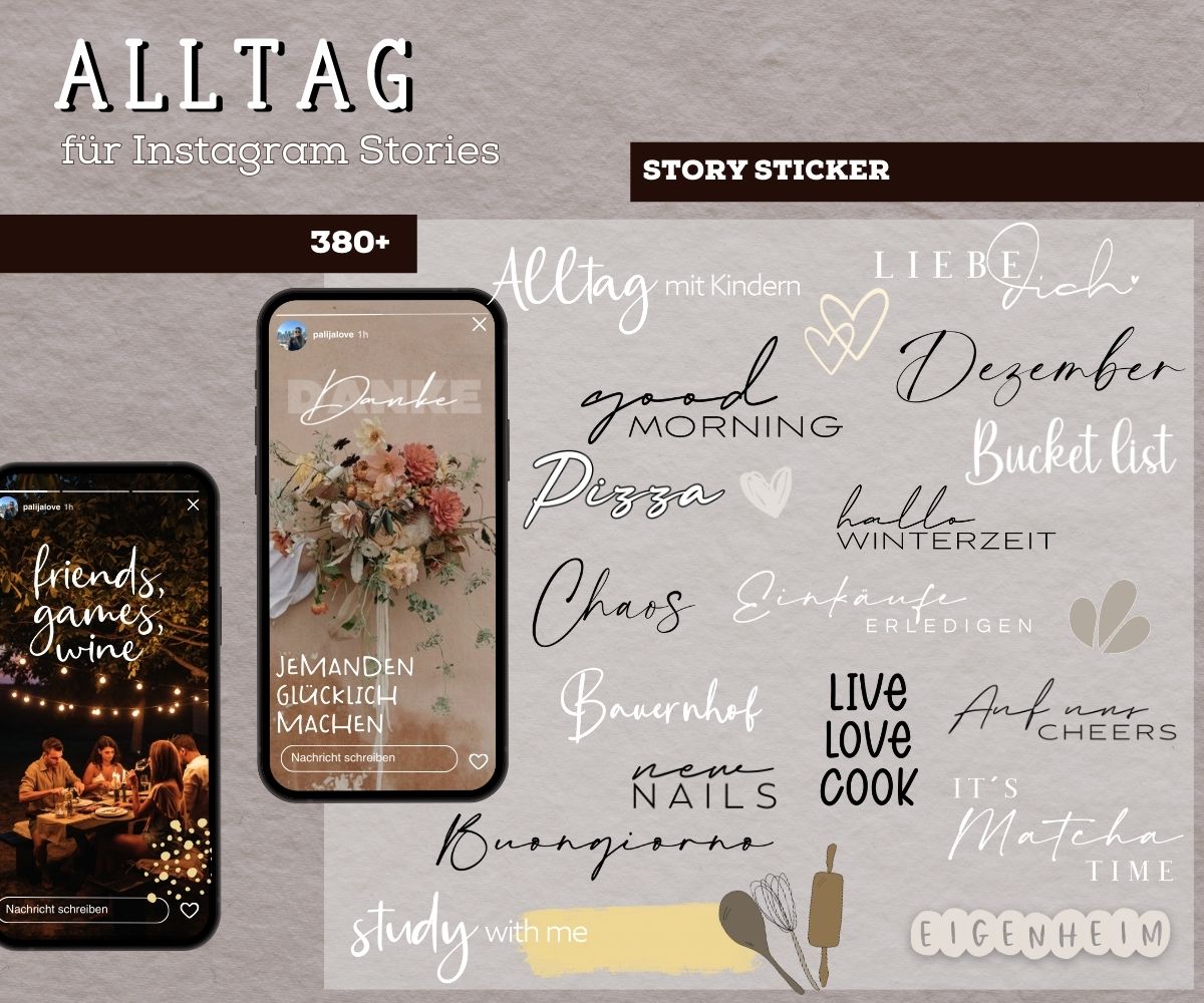 ALLTAG | 380+ STORY STICKER