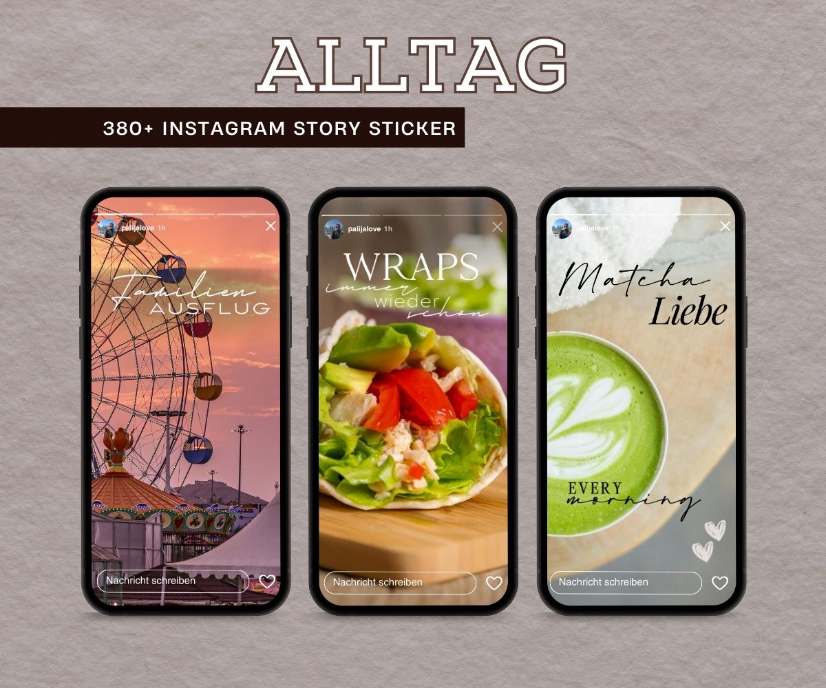 ALLTAG | 380+ STORY STICKER