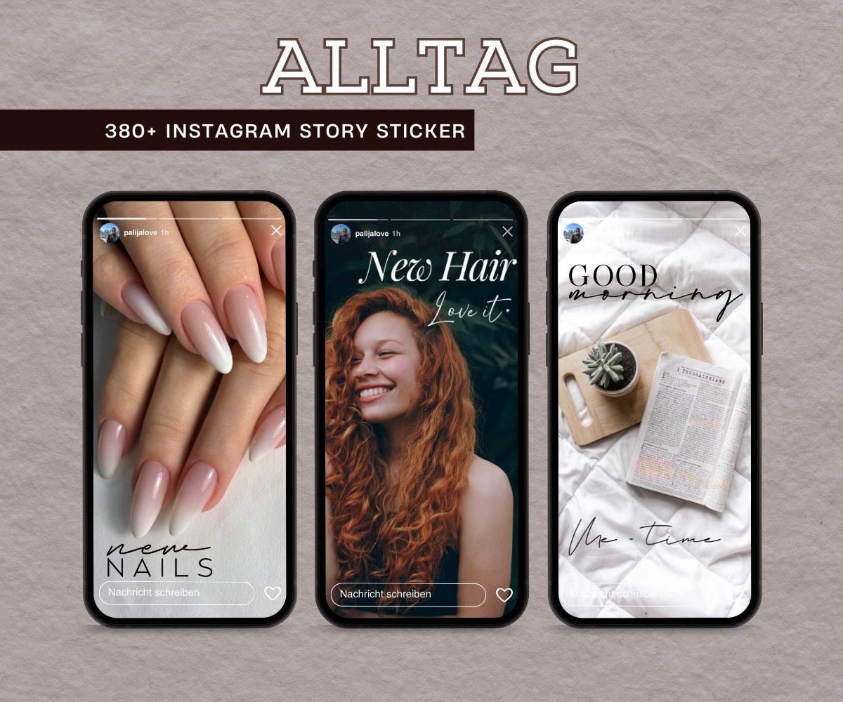 ALLTAG | 380+ STORY STICKER