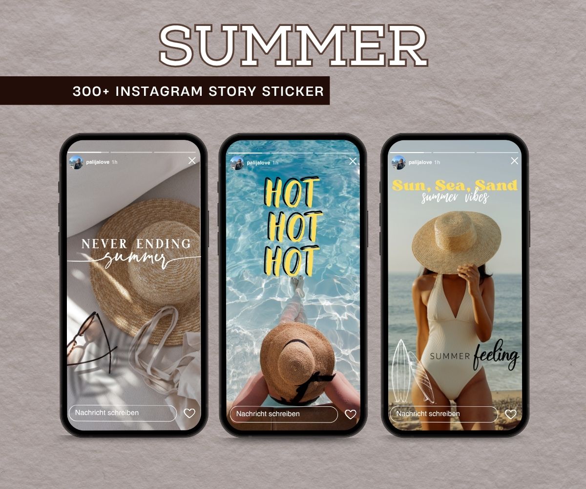 SUMMER + SUMMER HOLIDAY | 500 STORY STICKER