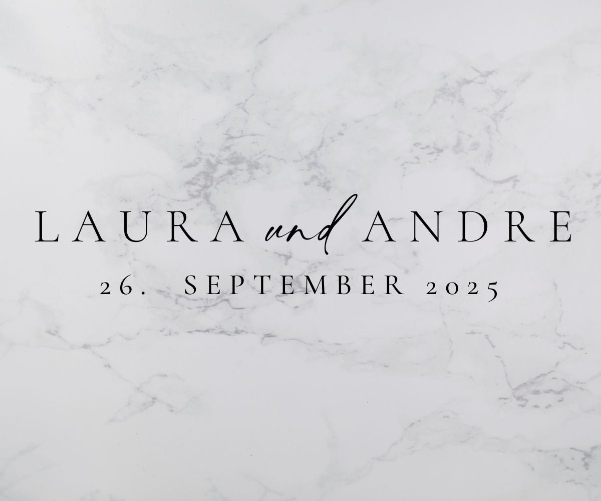 Personalisierter Name und Datum