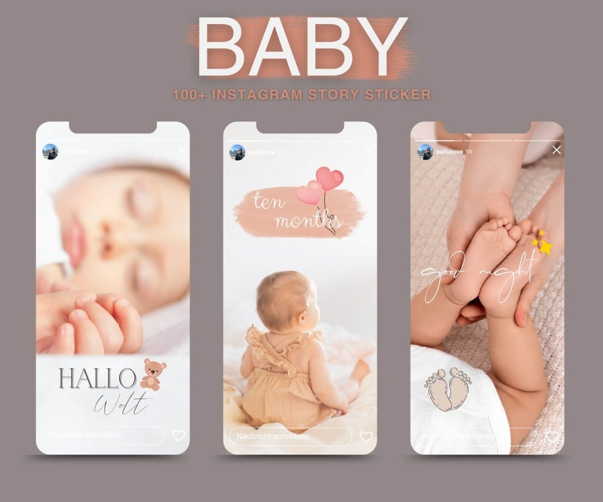 BABY | 100+ STORY STICKER - palijalovedesign