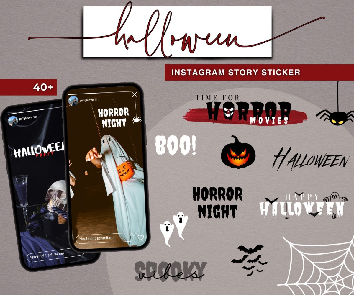HALLOWEEN | 40+ STORY STICKER - palijalovedesign