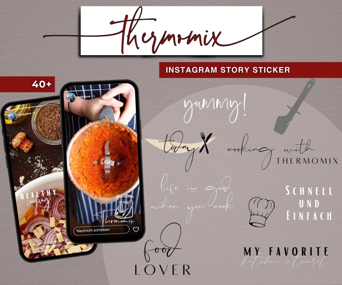 THERMOMIX | 40+ STORY STICKER - palijalovedesign