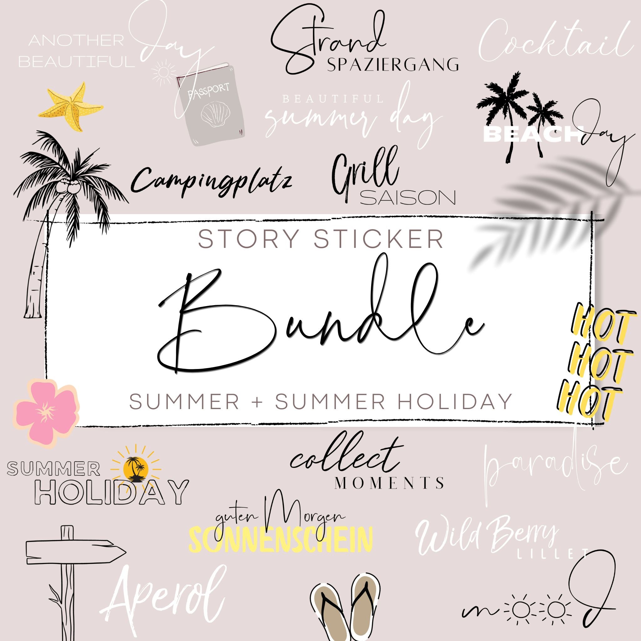 SUMMER + SUMMER HOLIDAY | 500 STORY STICKER
