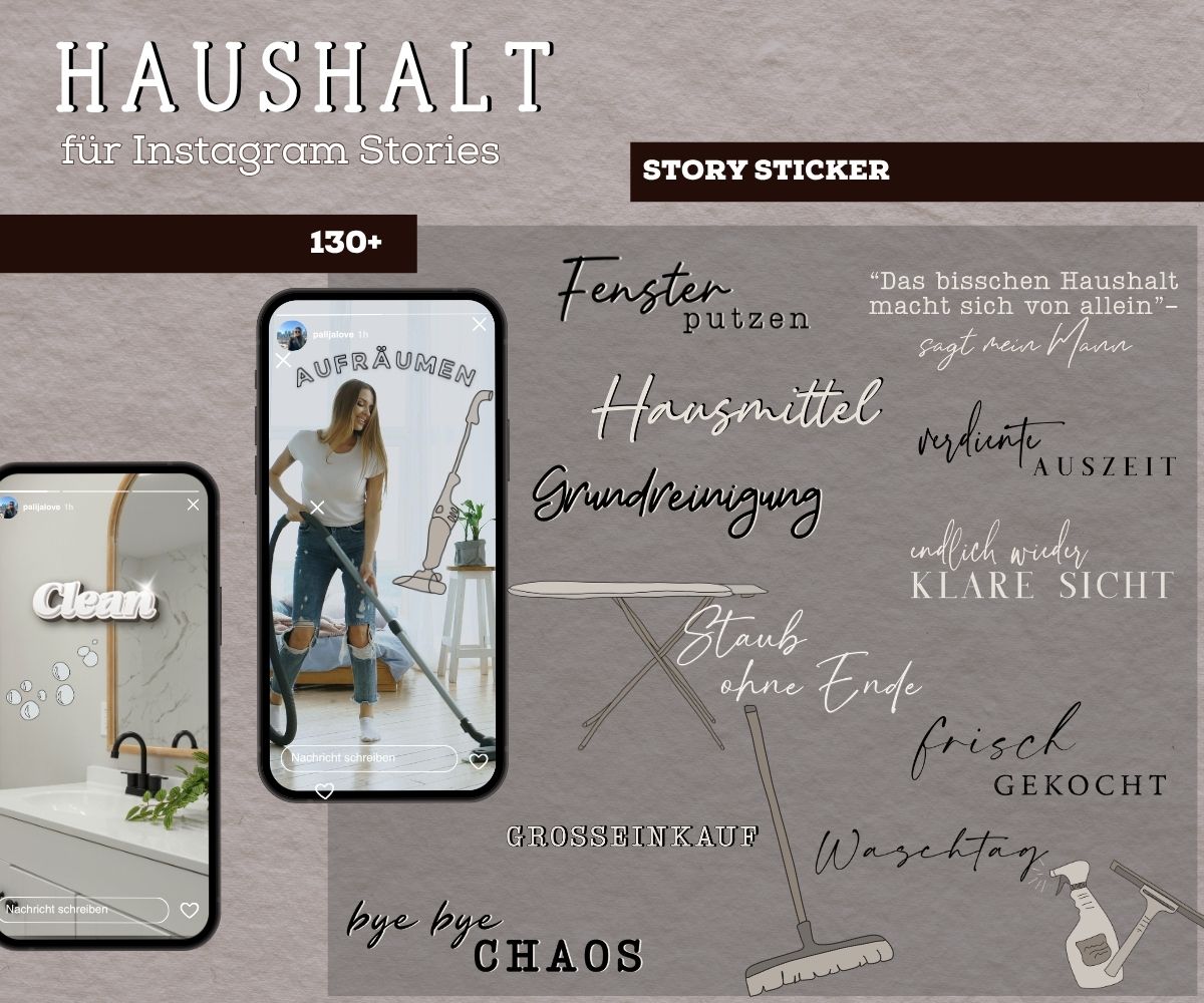 HAUSHALT | 130+ STORY STICKER