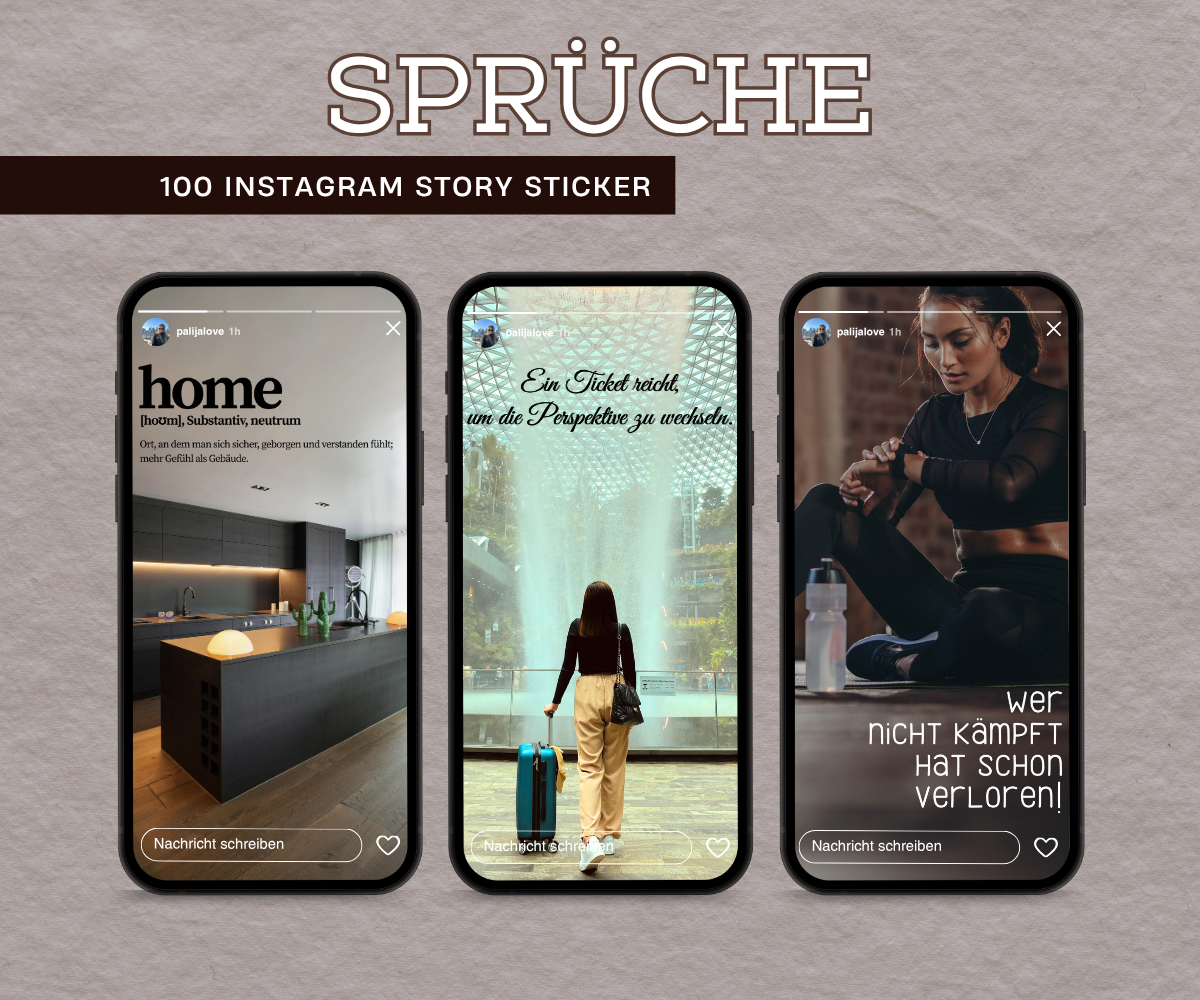 SPRÜCHE | 100 STORY STICKER