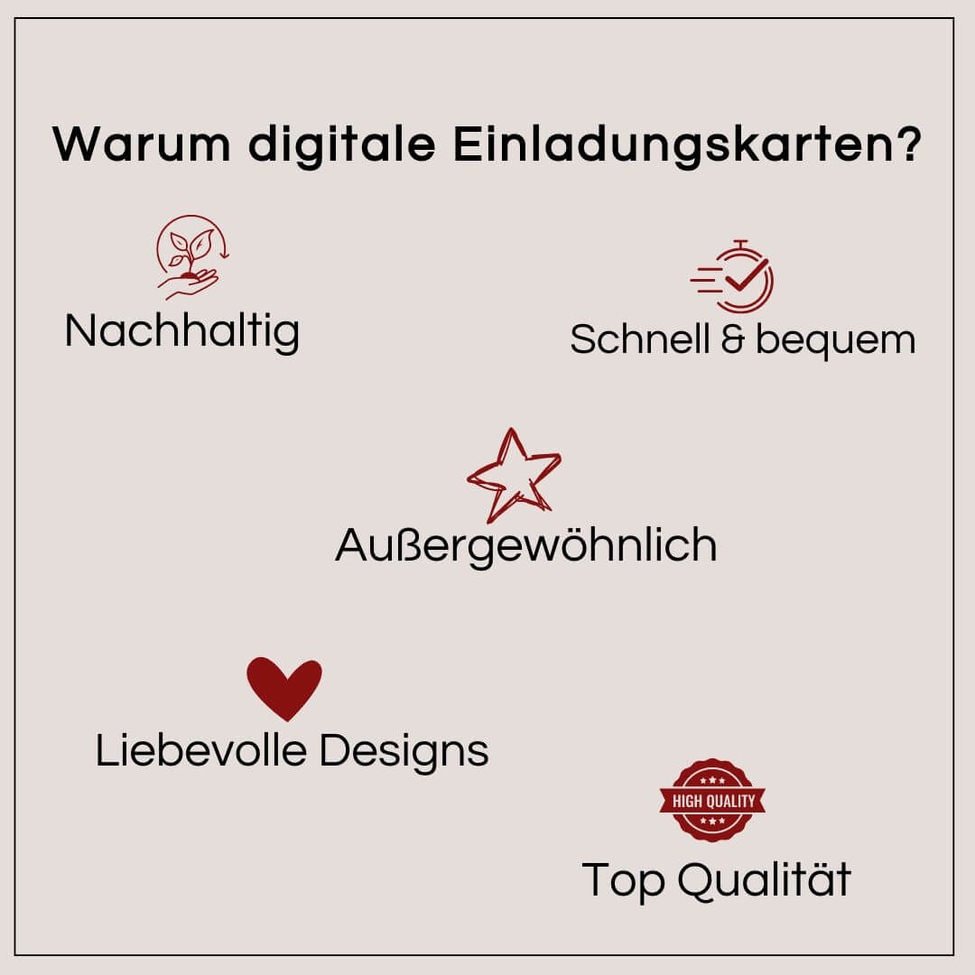 "CLASSIC" Geburtstag | E - CARD - palijalovedesign